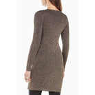 BCBGMAXAZRIA Macki Metallic V - Neck Tunic Dress - Runway Catalog