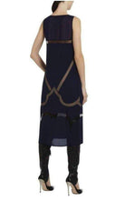 BCBGMAXAZRIA Magdalena Silk Sheer Insert Dress - Runway Catalog