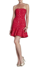 BCBGMAXAZRIA Marina Strapless Ruffle - Hem Dress - Runway Catalog