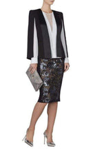 BCBGMAXAZRIA Marrisa Draped - Chemisier en soie drapé sur le devant - Catalogue Runway