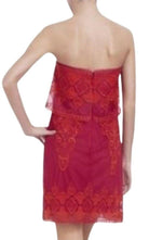 BCBGMAXAZRIA Mayela Ruby Red Strapless Dress - Runway Catalog