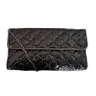 BCBGMAXAZRIA Metal Mesh Quilted Chain Clutch - Runway Catalog