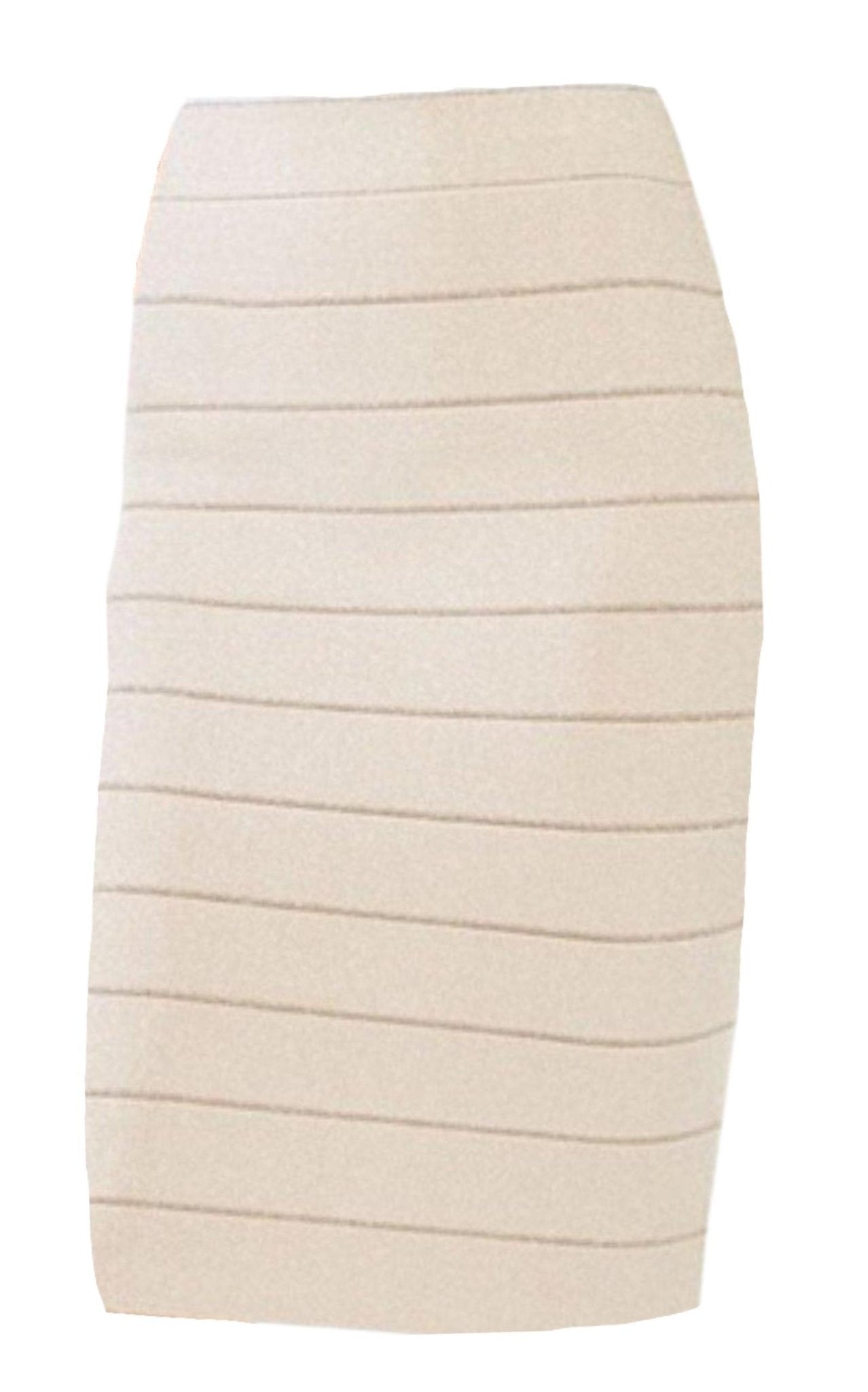 BCBGMAXAZRIA Metallic Bandage Bodycon Skirt - Runway Catalog