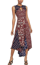 BCBGMAXAZRIA Mixed - Print Asymmetric Dress - Runway Catalog