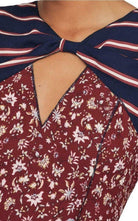 BCBGMAXAZRIA Mixed - Print Asymmetric Dress - Runway Catalog