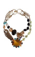BCBG MaxAzria Multicolor Gemstone Statement Necklace