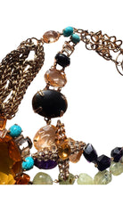 BCBG MaxAzria Multicolor Gemstone Statement Necklace