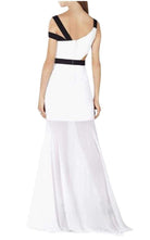 BCBGMAXAZRIA One Shoulder Cutout Waist Gown - Runway Catalog