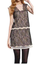 BCBGMAXAZRIA Organza Lace Sheer Sleeveless Dress - Runway Catalog