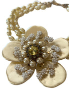 BCBGMAXAZRIA Pearl Flower Necklace - Runway Catalog