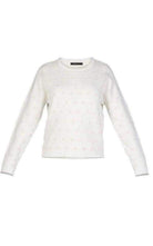BCBGMAXAZRIA Polka Dot Sweatshirt - Runway Catalog
