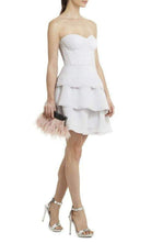 BCBGMAXAZRIA Portia Feather - Trim Lucite Clutch - Runway Catalog