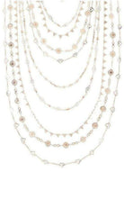 BCBGMAXAZRIA Rose Gold Layered Novelty Chain Necklace - Runway Catalog