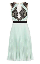BCBGMAXAZRIA Scalloped Edge Pleated Dress - Runway Catalog