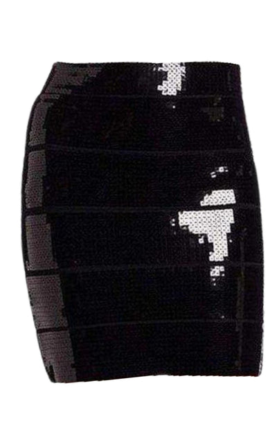 BCBGMAXAZRIA Sequin Pencil Power Skirt - Runway Catalog