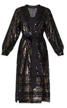 BCBGMAXAZRIA Sequin Wrap Dress - Runway Catalog
