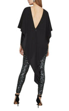 BCBGMAXAZRIA Jumpsuit mit Paillettenbesetzten Cape-Ärmeln – Laufsteg-Katalog