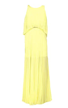 BCBGMAXAZRIA Shaina Citron Sleeveless Pleated Gown - Runway Catalog