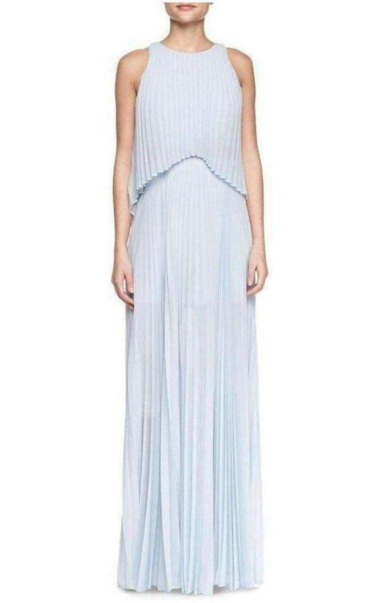 BCBGMAXAZRIA Shaina Sleeveless Pleated Midi Dress - Runway Catalog