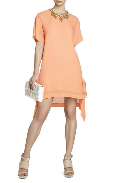 chinese dress ladies Miu Miu Double Layered Silk Dress