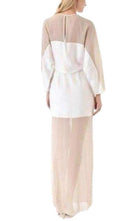 BCBGMAXAZRIA Sheer Chiffon Panels Silk Dress - Runway Catalog