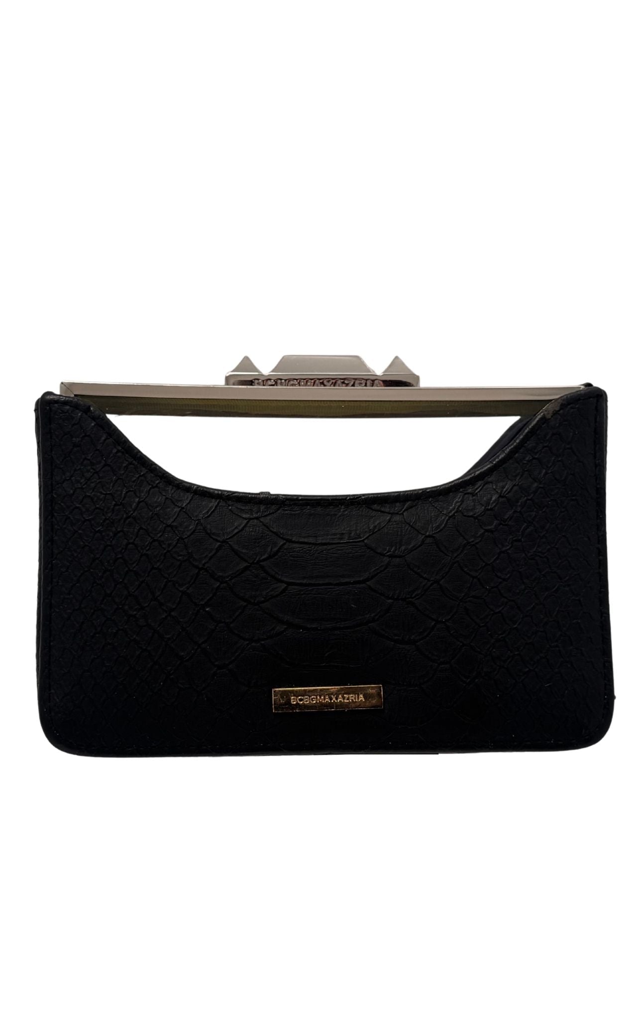 BCBG Max Azria Shell Transparent Frame Clutch