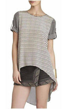 BCBGMAXAZRIA Silk Caterina Split Back Top - Runway Catalog