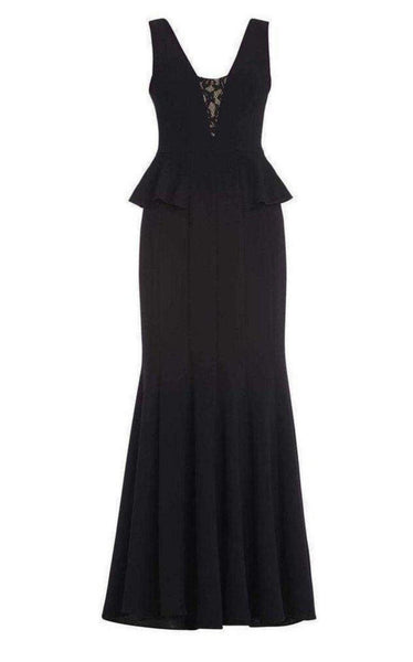 bcbg black peplum dress Bcbgmaxazria Strapless Peplum Gown In Black - 60% Off