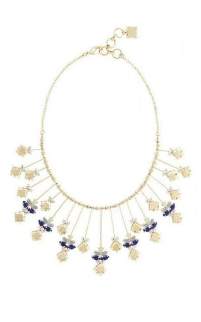 BCBGMAXAZRIA Square Stone Sunburst Necklace - Runway Catalog