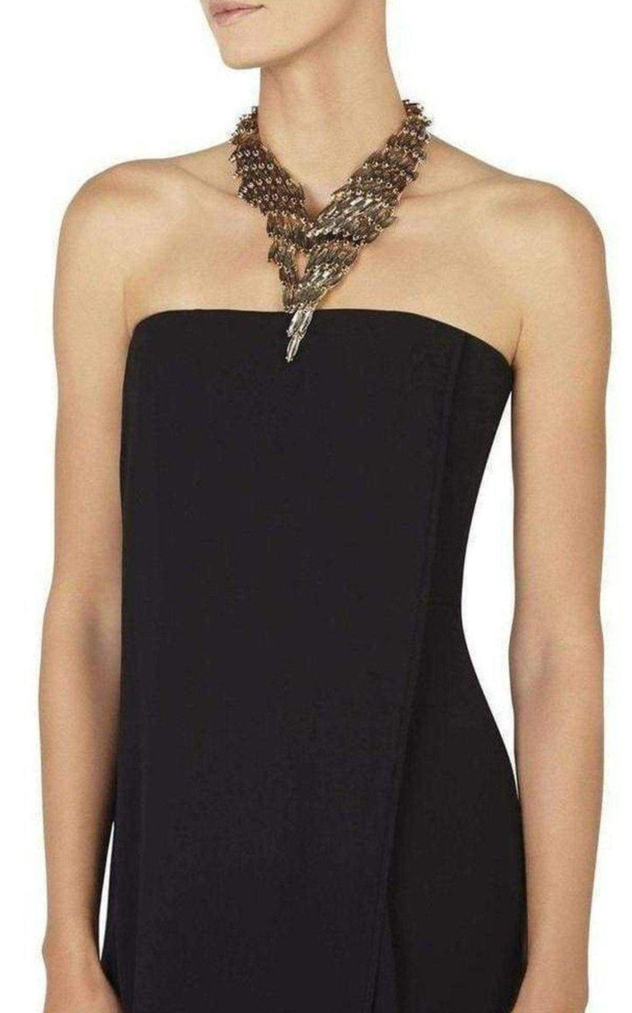 BCBGMAXAZRIA Stone Cascade Necklace - Runway Catalog