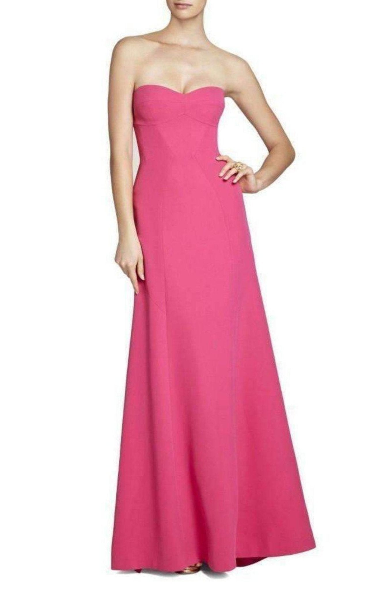 BCBGMAXAZRIA Surrey Strapless Fitted Bustier Gown - Runway Catalog