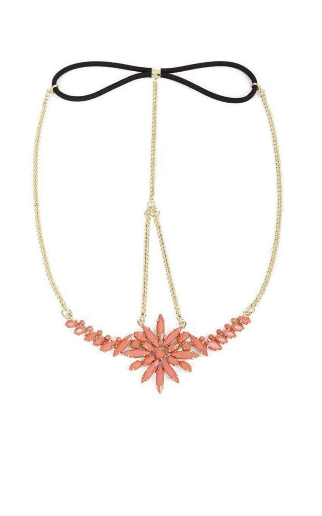 BCBGMAXAZRIA Tri - Chain Elastic Headband - Runway Catalog