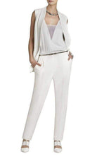 BCBGMAXAZRIA Waylen Sleeveless White Jumpsuit - Runway Catalog