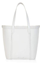 Sac cabas en cuir blanc BCBGMAXAZRIA - Catalogue Runway