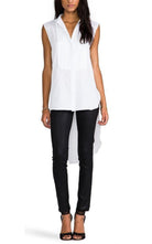 BCBGMAXAZRIA White Silk Callista Top - Runway Catalog