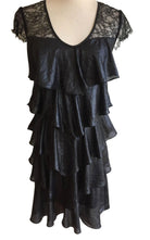 BCBGMAXAZRIA Woven Tiered Lace Dress - Runway Catalog