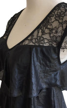 BCBGMAXAZRIA Woven Tiered Lace Dress - Runway Catalog