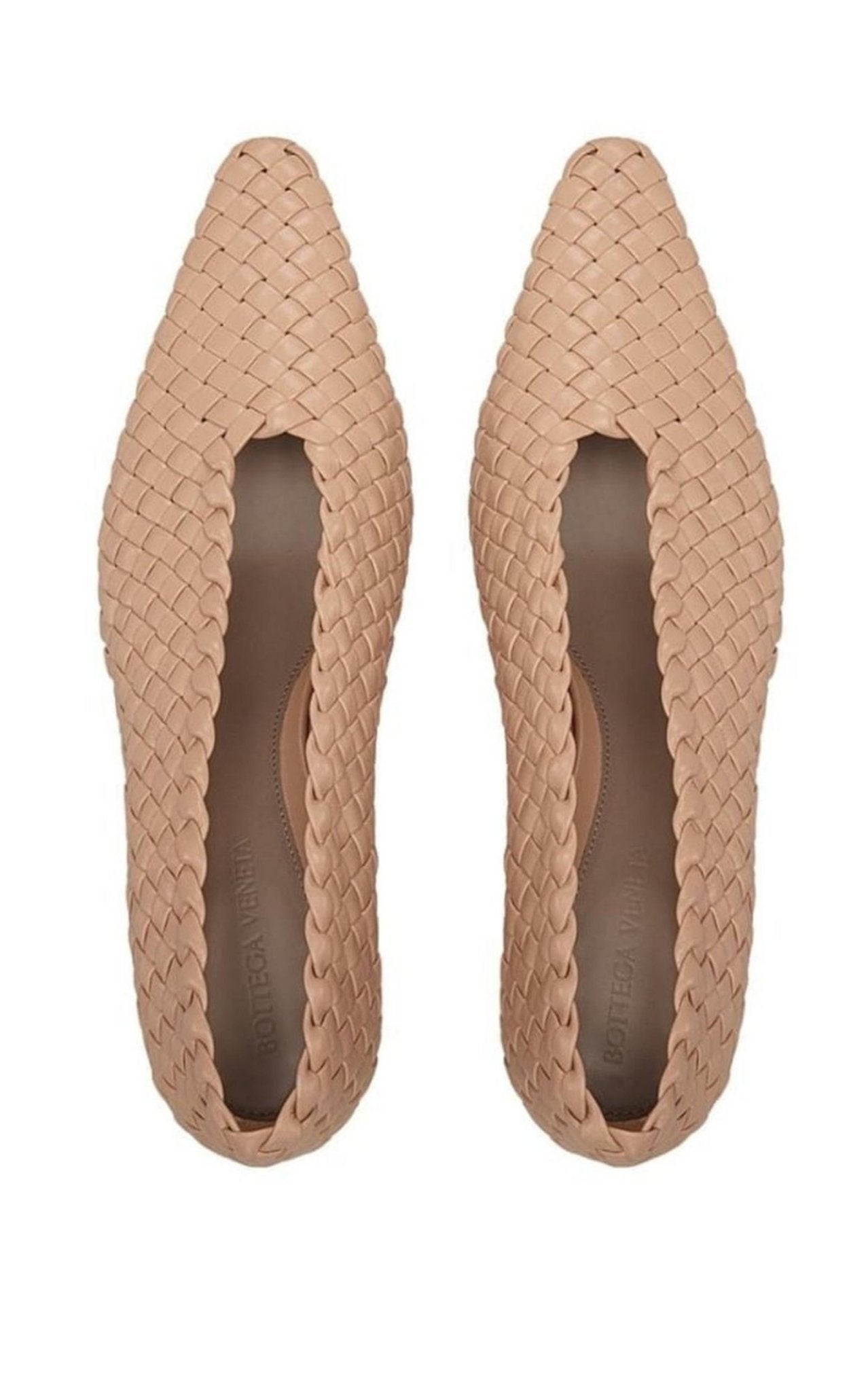 Bottega Veneta Almond Leather Pumps - Runway Catalog