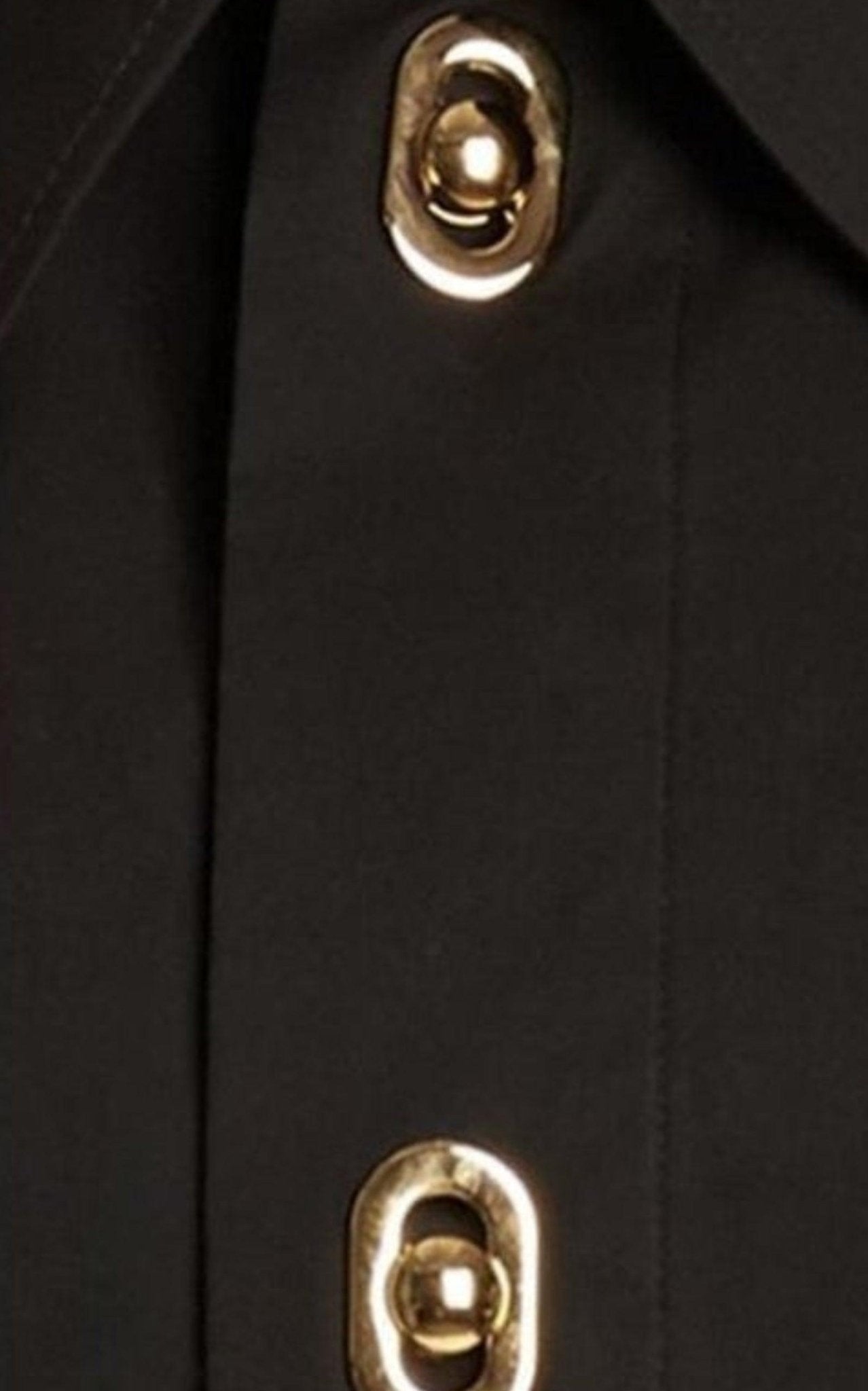 Bottega Veneta Button - detailed Cotton - blend Midi Shirt Dress - Runway Catalog