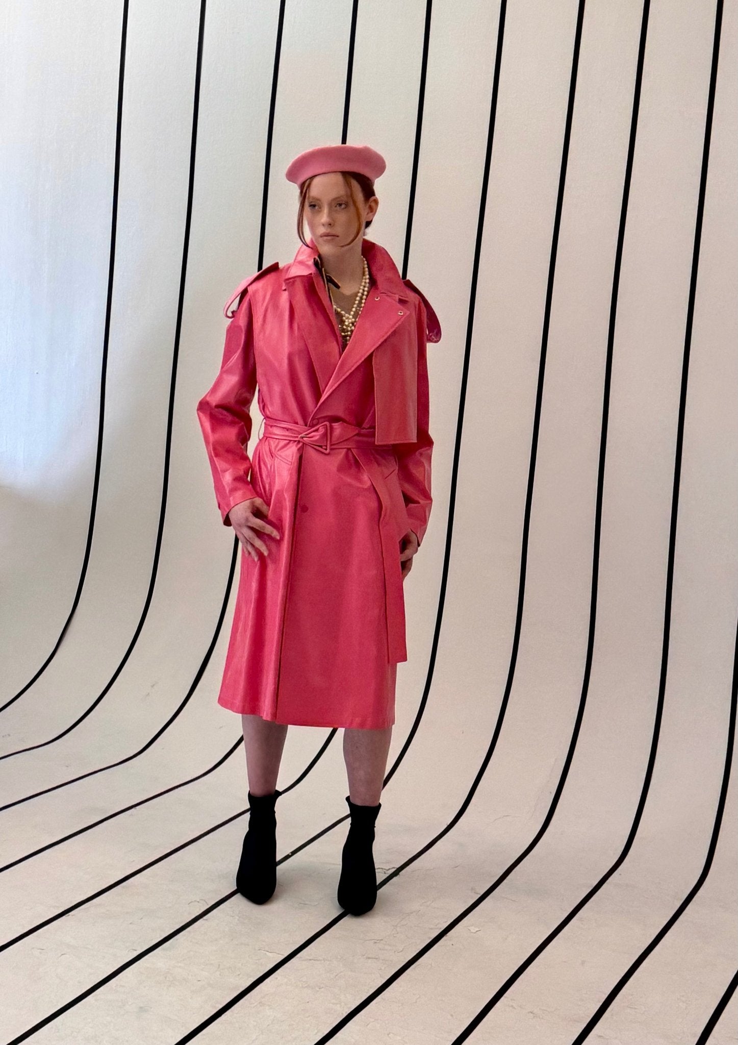 Bottega Veneta Convertible Crinkled Glossed-leather Trench Coat