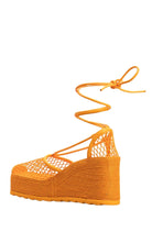 Bottega Veneta Leather and Mesh Espadrilles - Runway Catalog