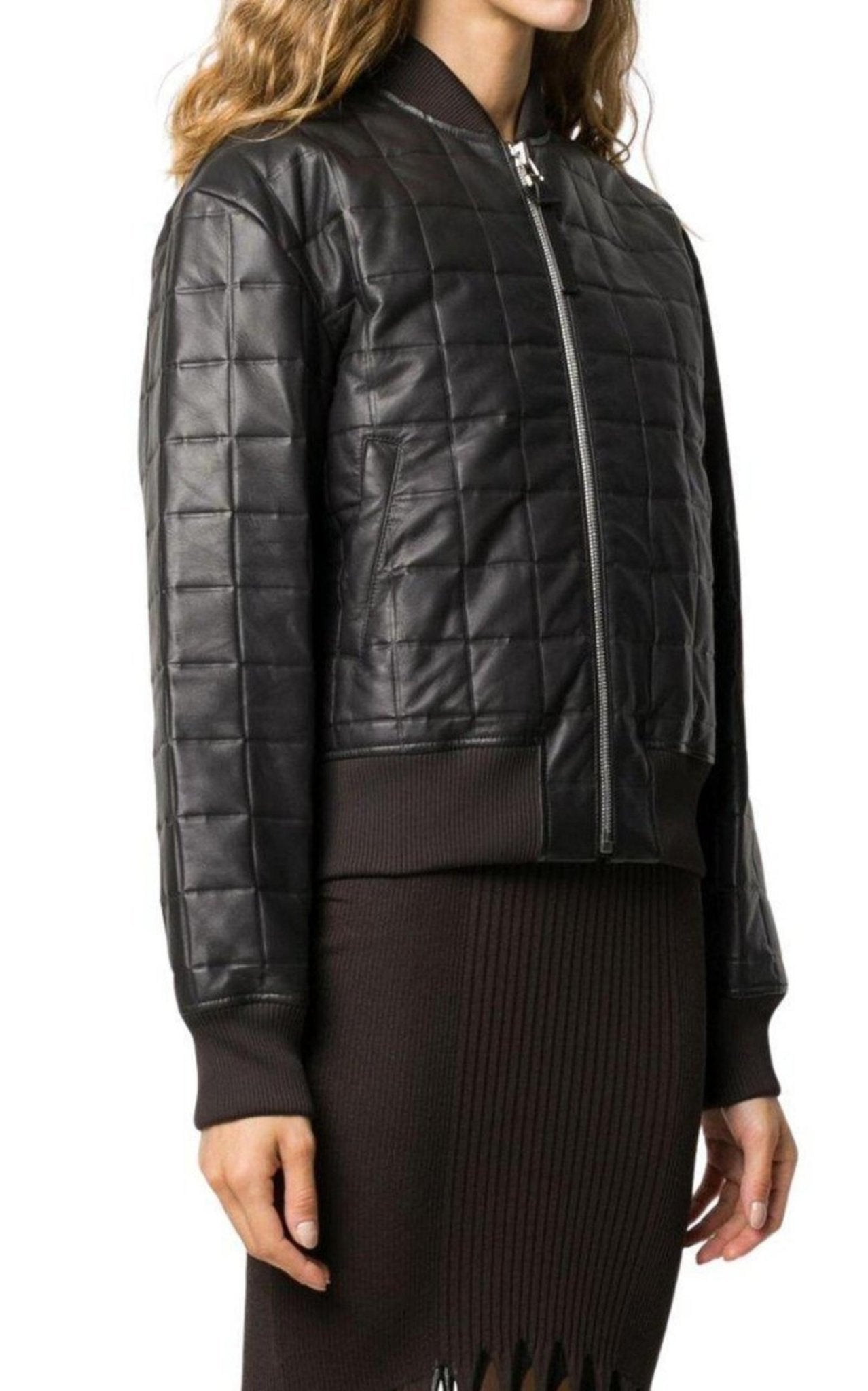 Bottega Veneta Quilted Leather Bomber Jacket