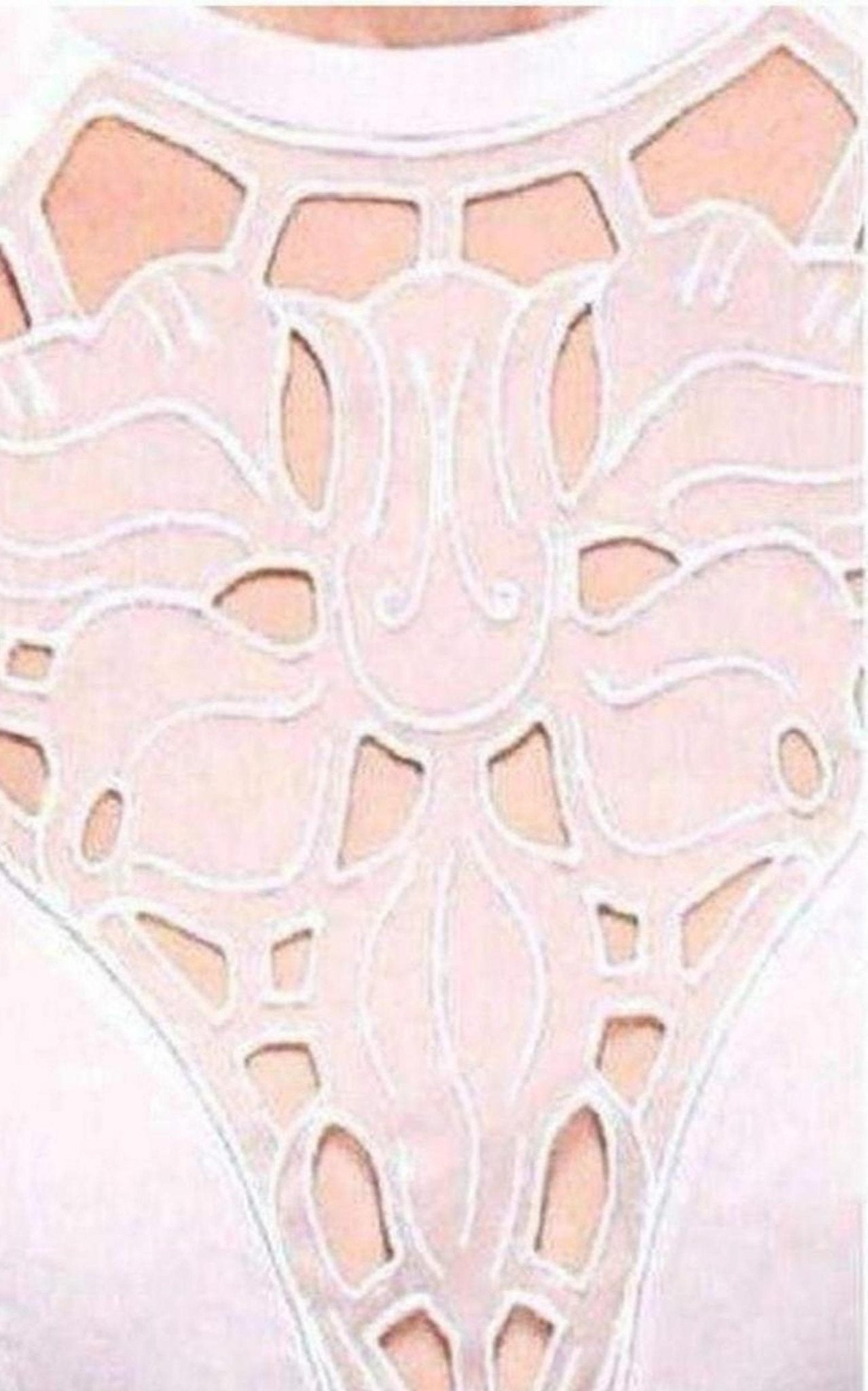 Carven Cutout-Kleid aus Baumwollorganza – Runway-Katalog