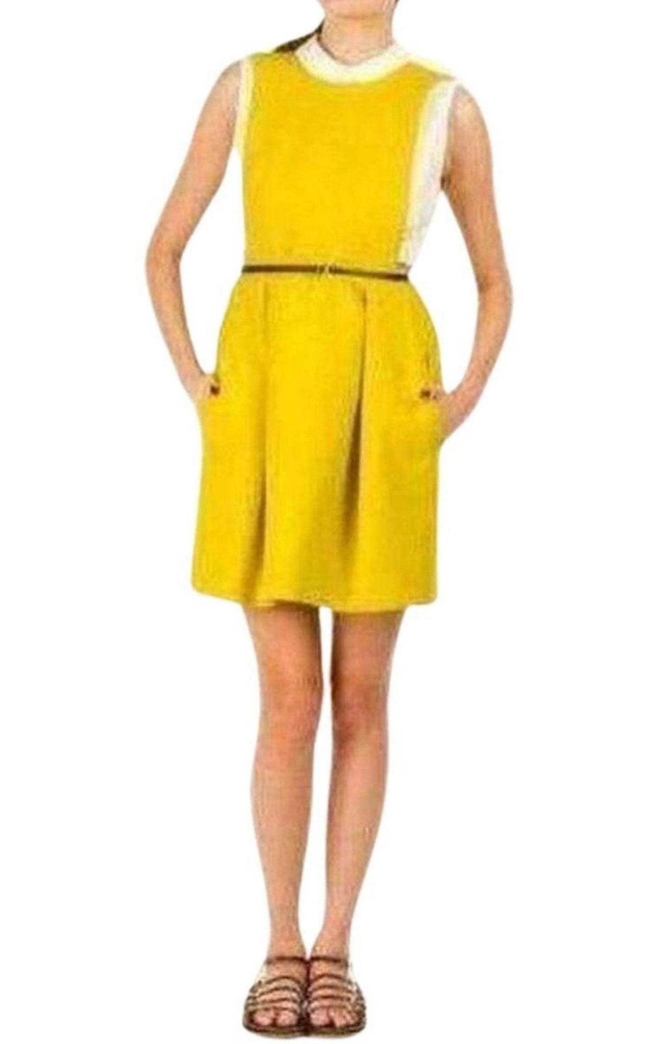 Carven Open Back Pinafore Dress - Runway Catalog