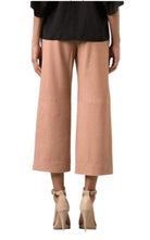 Chloe Beige Leather Cropped Pants - Runway Catalog