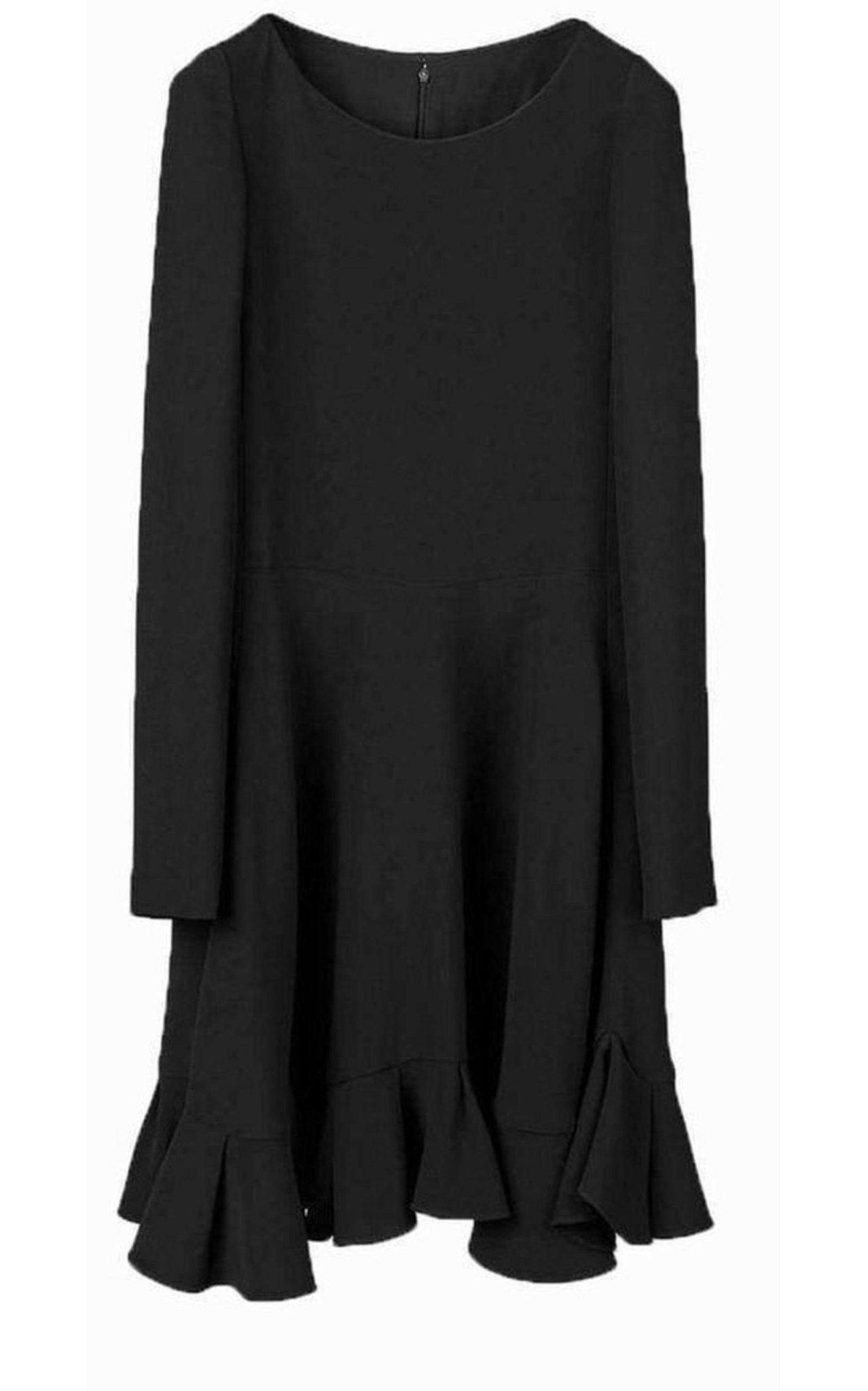 Chloe Blue Ruffle Dress - Runway Catalog