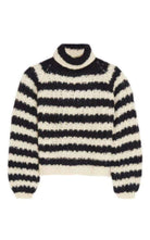 Chloe Striped Mohair Blend Sweater - Runway Catalog