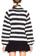 Chloe Striped Mohair Blend Sweater - Runway Catalog