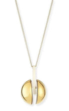 Chloe Two Tone Golden Pendent Necklace - Runway Catalog