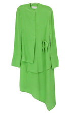 Christian Wijnants Devla Seidenkleid mit asymmetrischem Schnitt – Laufsteg-Katalog